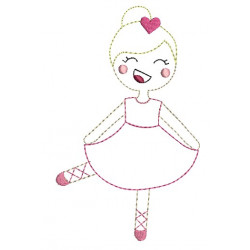 Stickdatei - zARTbesaitet - Ballerina